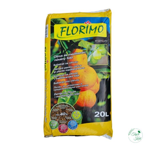 FLORIMO citrus és mediterrán növényföld 20 liter