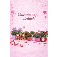 Valentín napi kerámiás növények